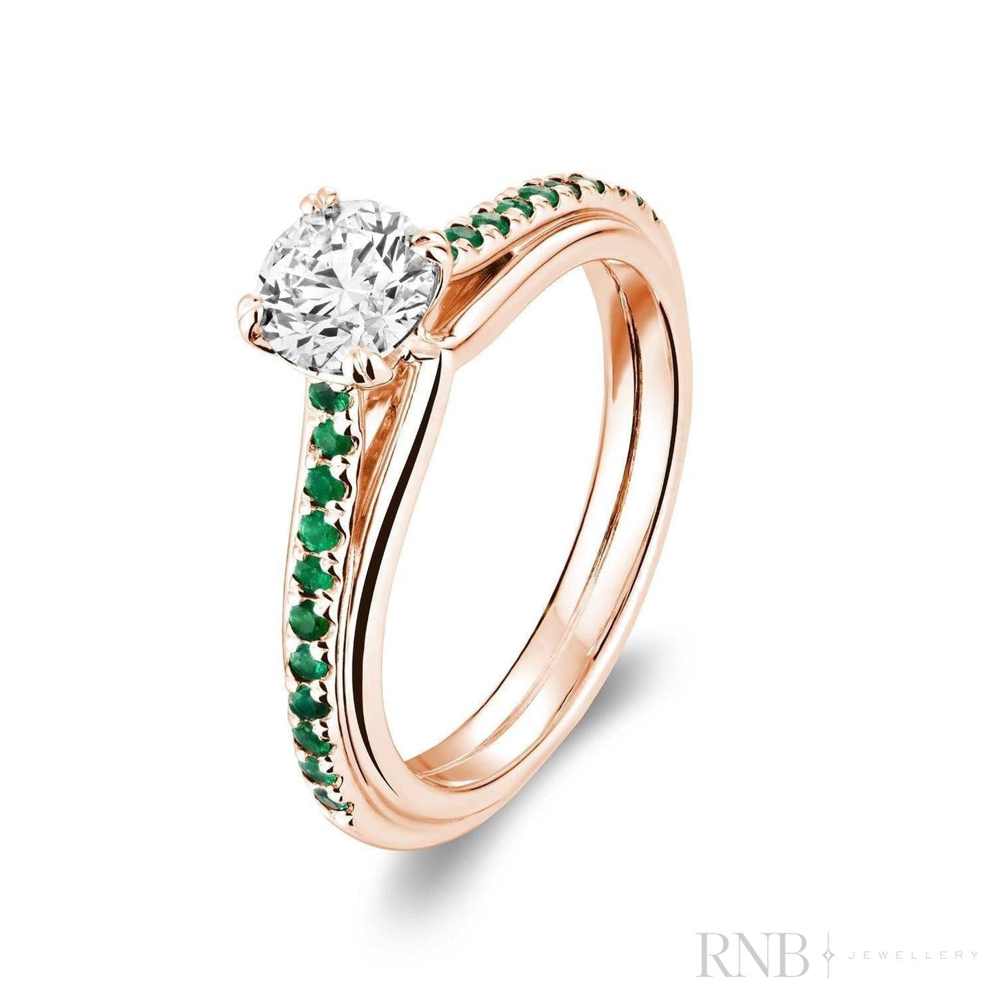 Faith Signature Emerald and Diamond Ring