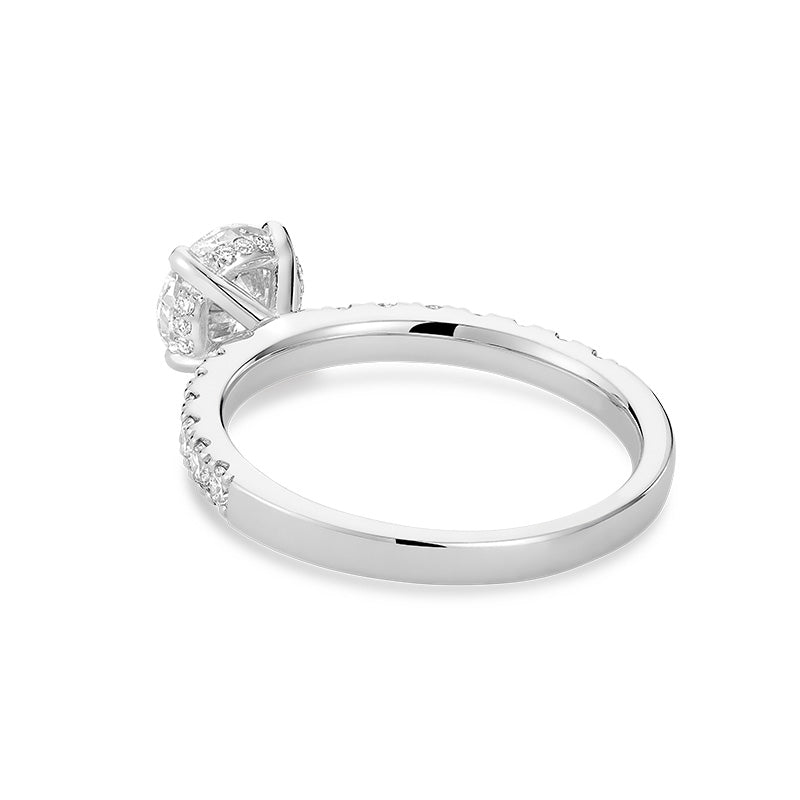 Lab Grown Halo Diamond Ring
