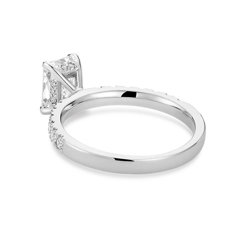 Lab Grown Radiant Diamond Ring
