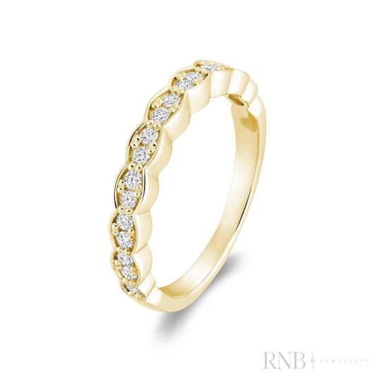 Marquise Illusion Semi Eternity Diamond Ring