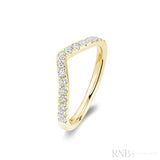 V-Shape Semi Eternity Bridal Diamond Band-RNB Jewellery V-Shape Semi Eternity Bridal Diamond Band-RNB Jewellery