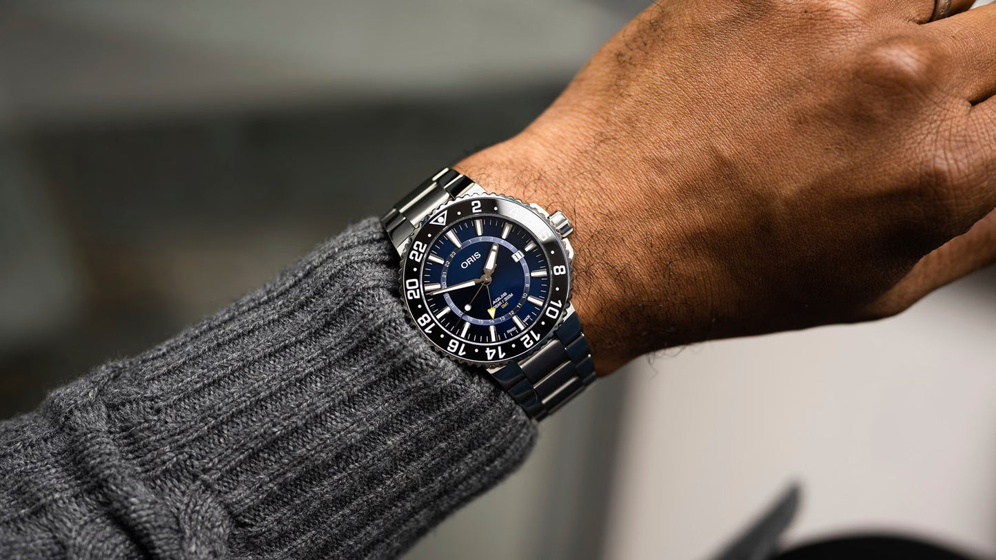 Oris Aquis GMT Date 01 798 7754 4135-07 8 24 05PEB