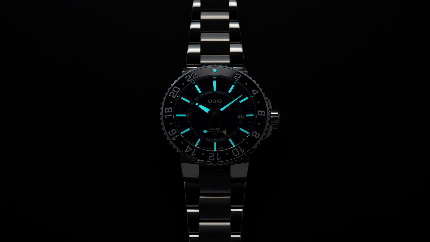 Oris Aquis GMT Date 01 798 7754 4135-07 8 24 05PEB