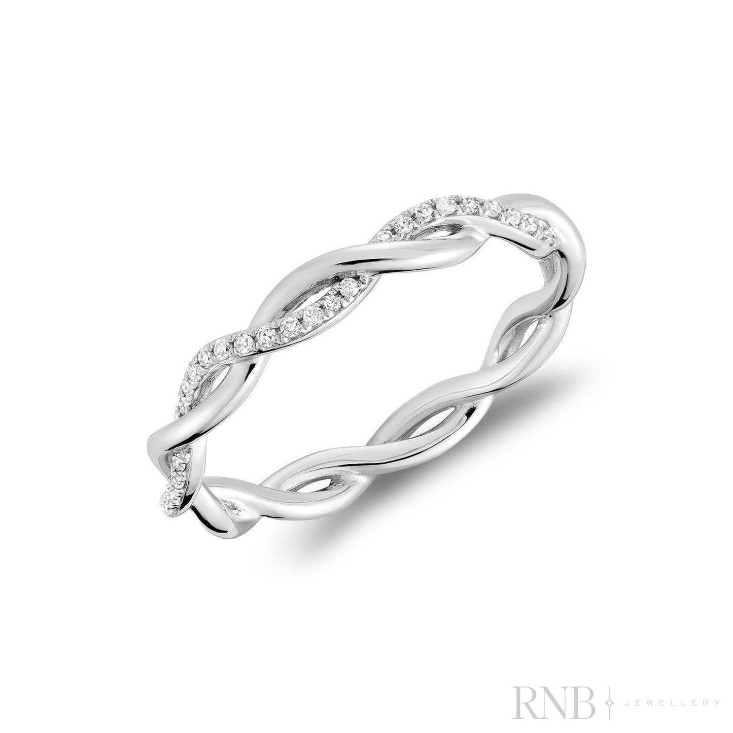 Eternity Twist Diamond Ring