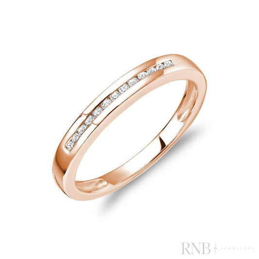 Channel Set Diamond Band