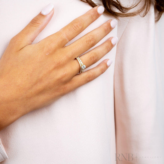 Semi Eternity Diamond Ring