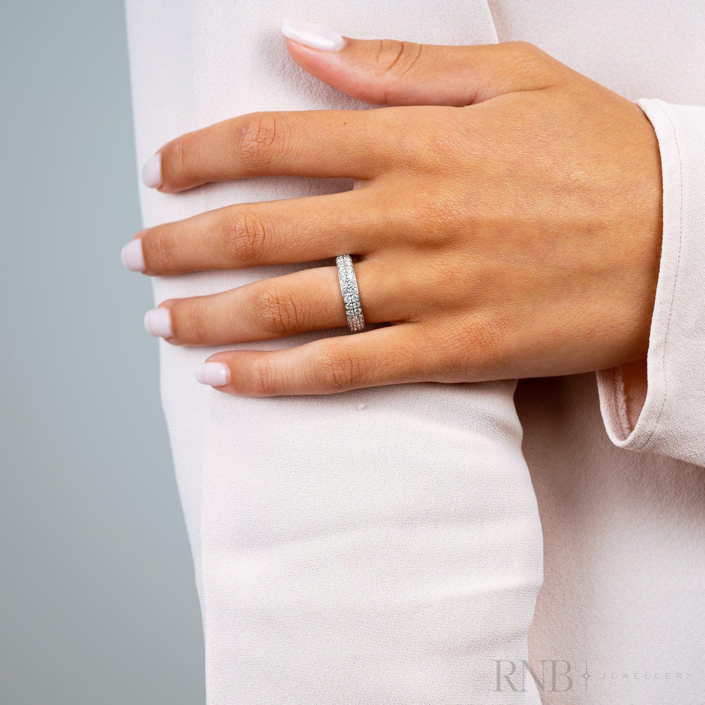 Diamond Pave Eternity Ring