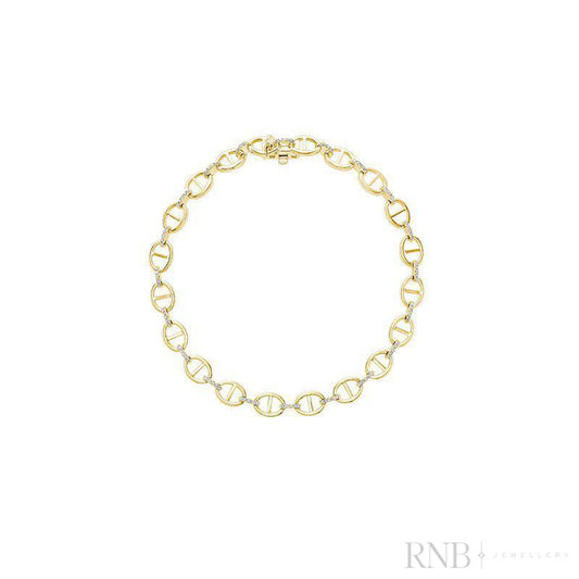 Marinara Link Diamond Bracelet