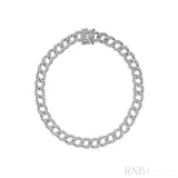 Cuban Link Diamond Bracelet-RNB Jewellery Cuban Link Diamond Bracelet-RNB Jewellery