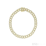 Cuban Link Diamond Bracelet-RNB Jewellery Cuban Link Diamond Bracelet-RNB Jewellery