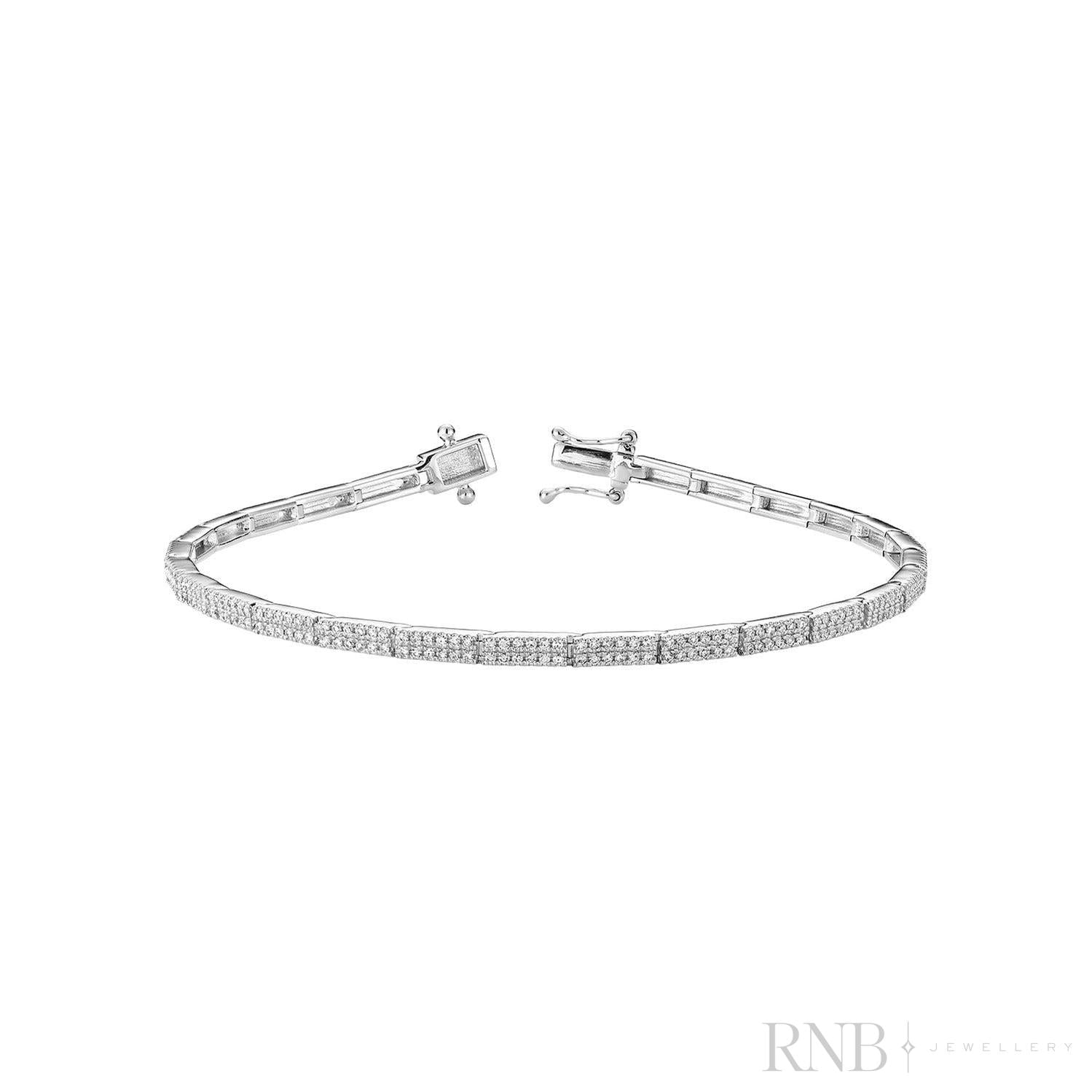 Link Pave Diamond Bracelet-RNB Jewellery Link Pave Diamond Bracelet-RNB Jewellery