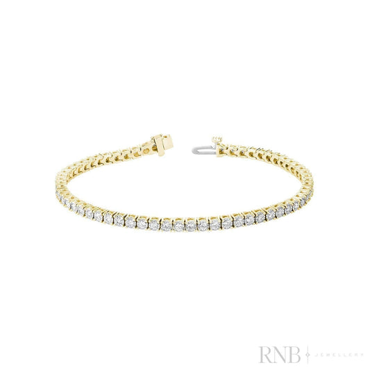 Illusion Diamond Tennis Bracelet-RNB Jewellery