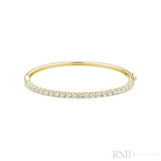 Semi Eternity Bangle Diamond Bracelet