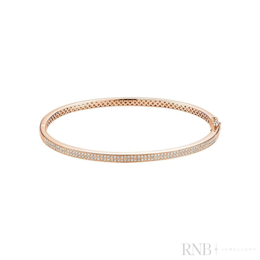 Micro Pave Bangle Bracelet