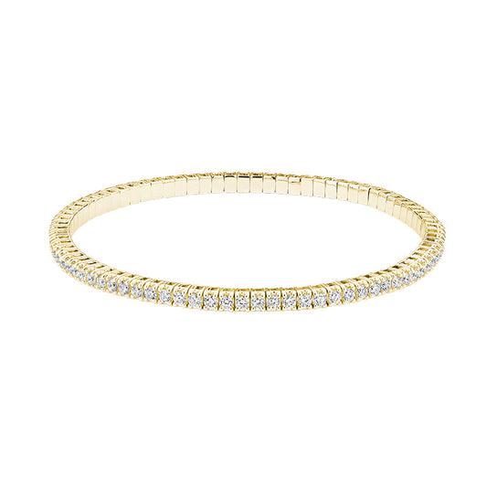 Lab Grown Elastic Bangle