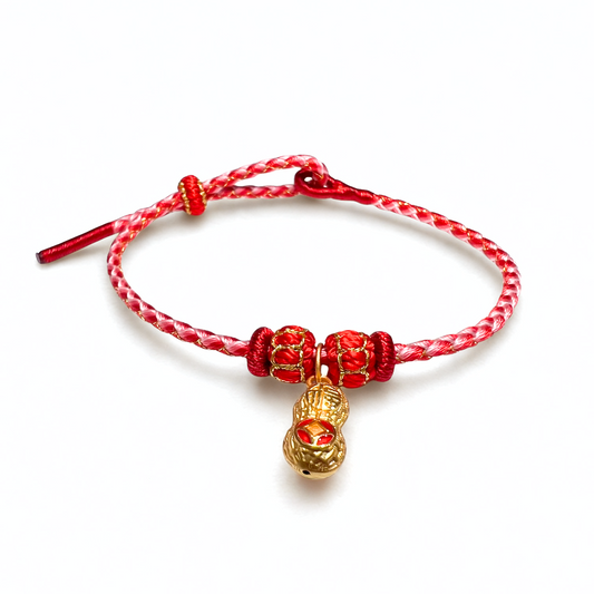 24K Gold Bracelet (Peanut)