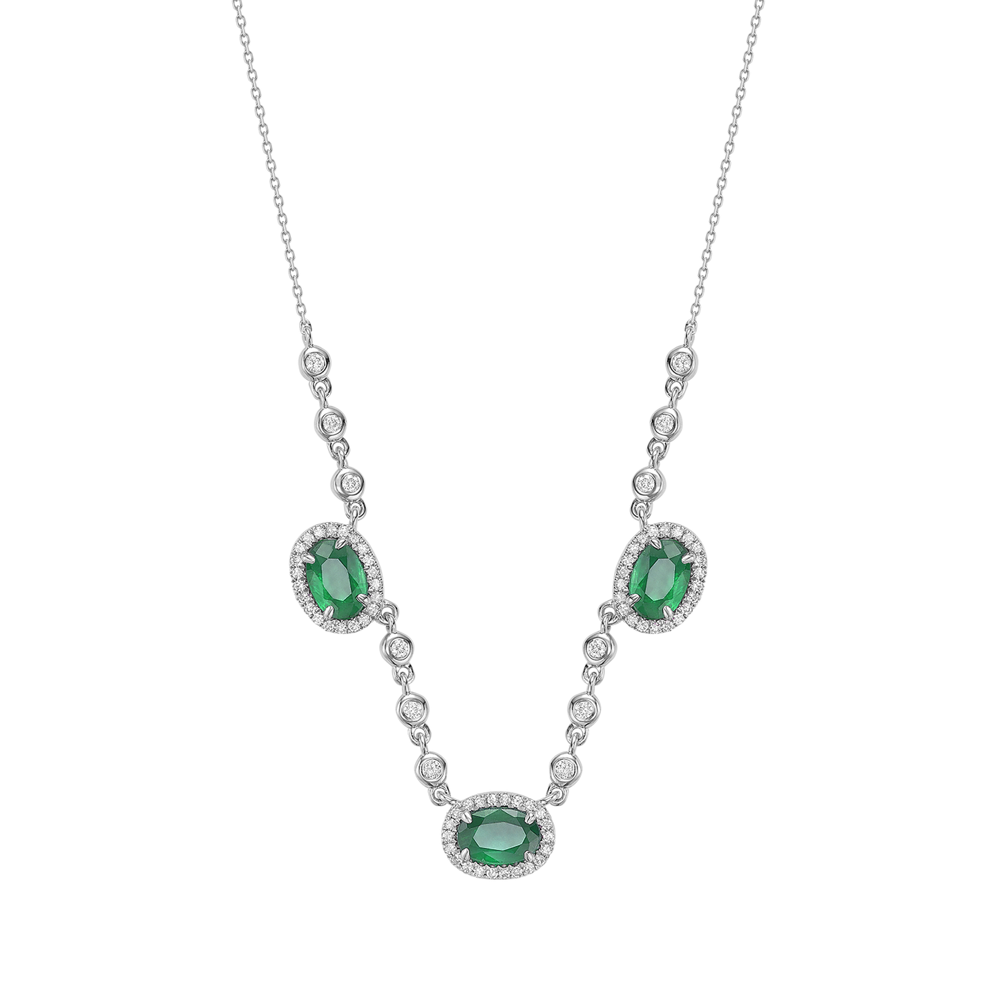 Precious Stone & Diamond Pendant