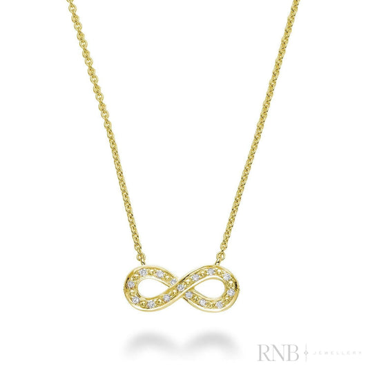 Infinity Diamond Necklace-RNB Jewellery