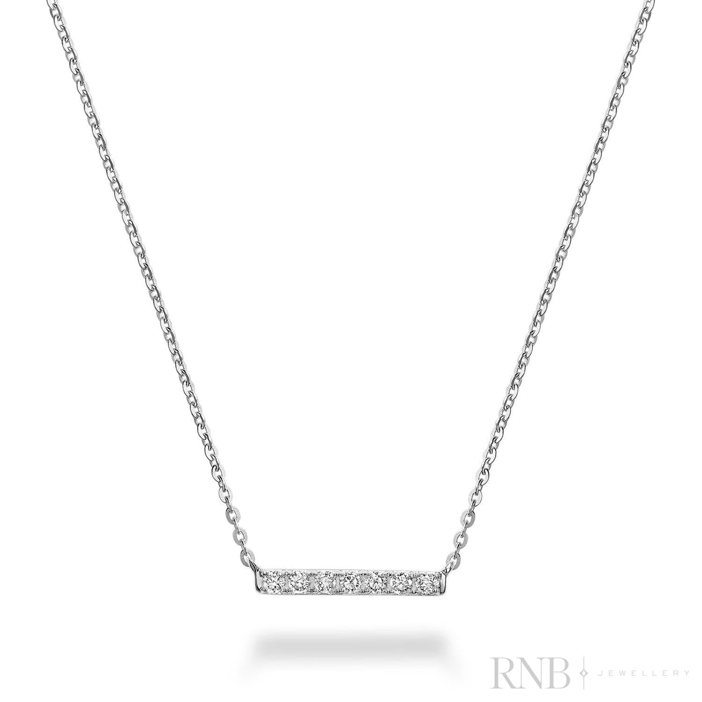 Diamond Bar Necklace
