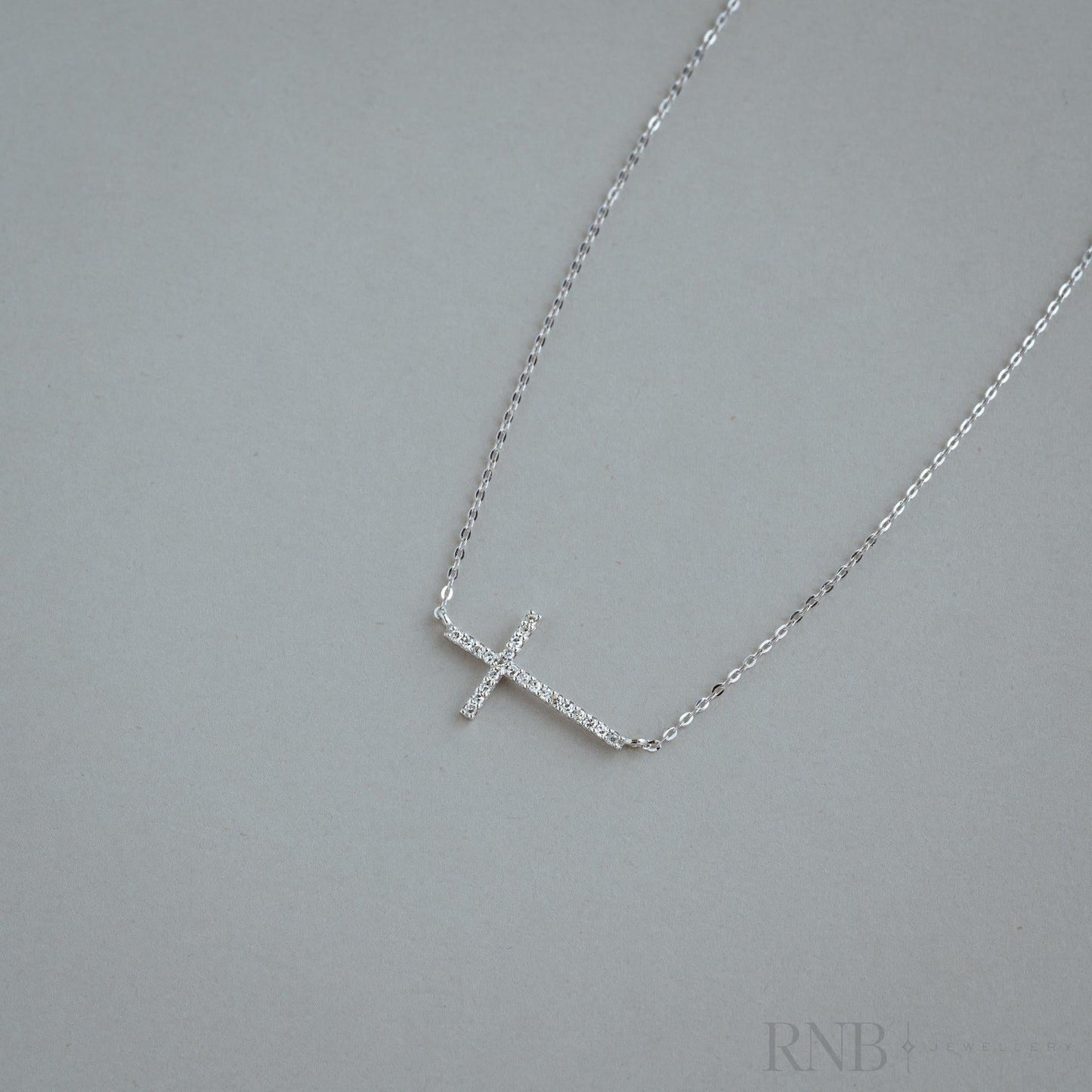 Karma Cross Diamond Necklace