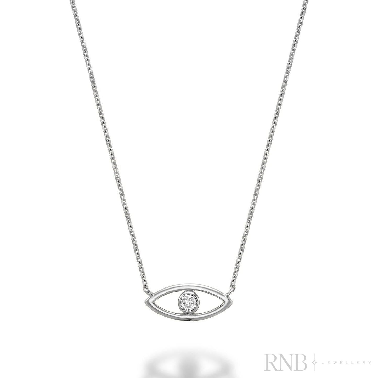 Evil Eye Diamond Necklace