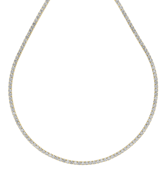 Lab Grown Tennis Necklace