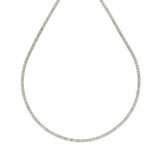 Lab Grown Tennis Necklace