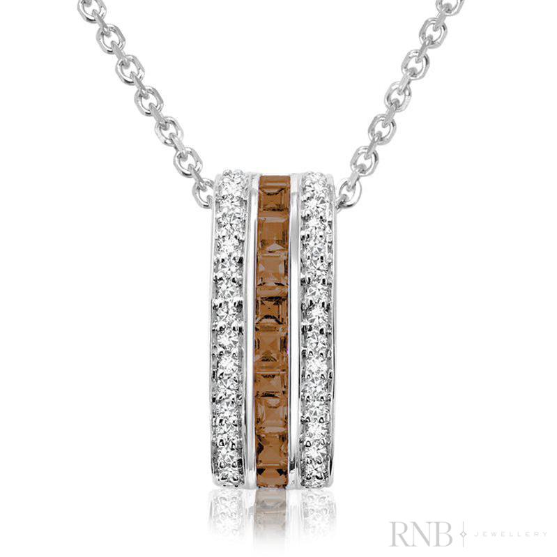 Precious Stone & Diamond Pendant