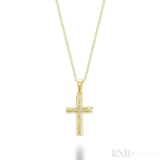 Cross Diamond Pendant-RNB Jewellery