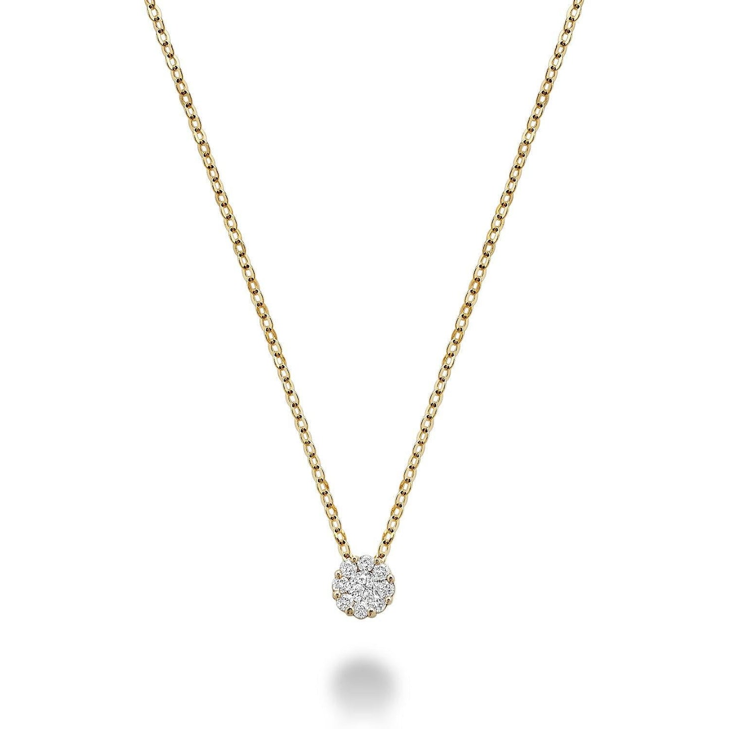 Cluster Diamond Pendant-RNB Jewellery