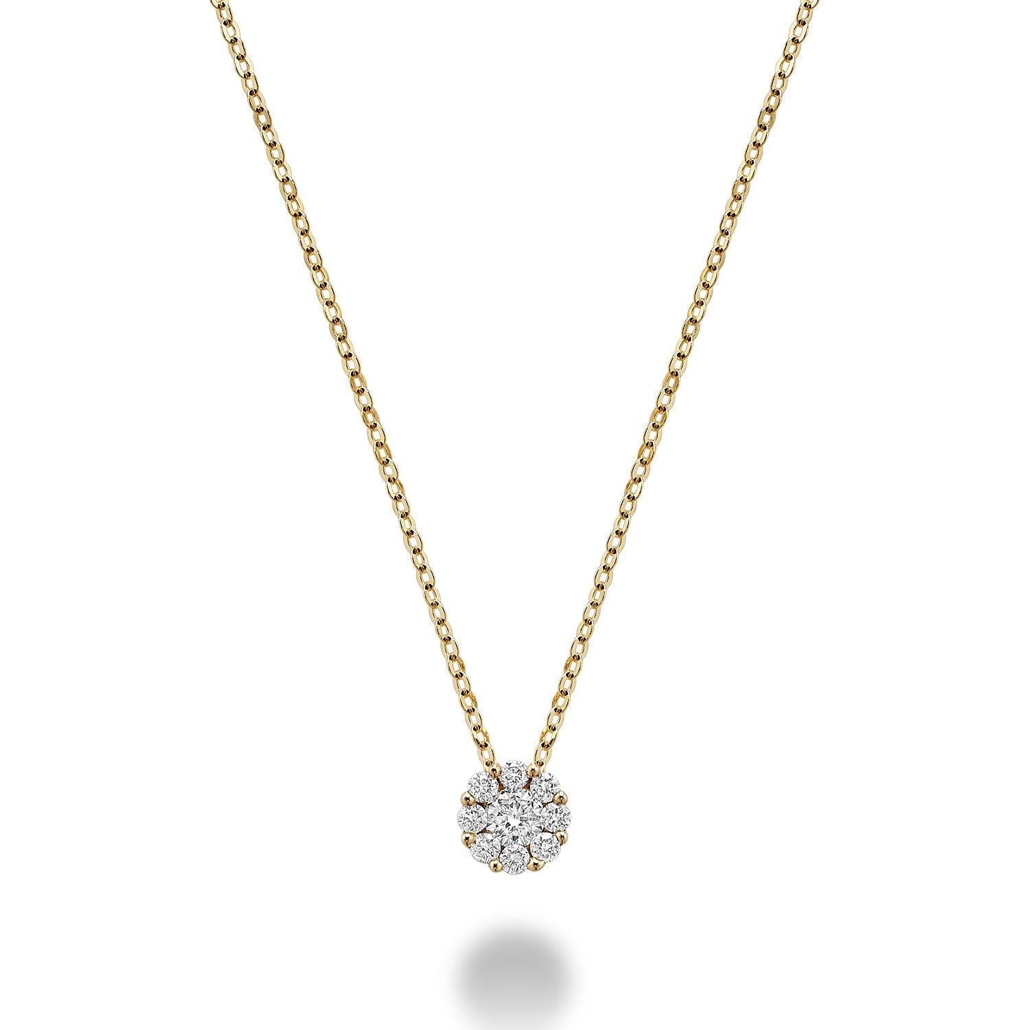 Cluster Diamond Pendant-RNB Jewellery Cluster Diamond Pendant-RNB Jewellery