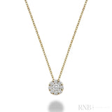 Cluster Diamond Pendant-RNB Jewellery Cluster Diamond Pendant-RNB Jewellery