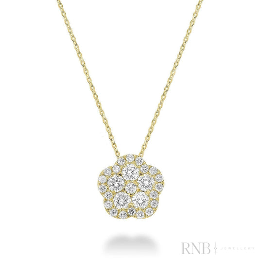 Flower Diamond Pendant