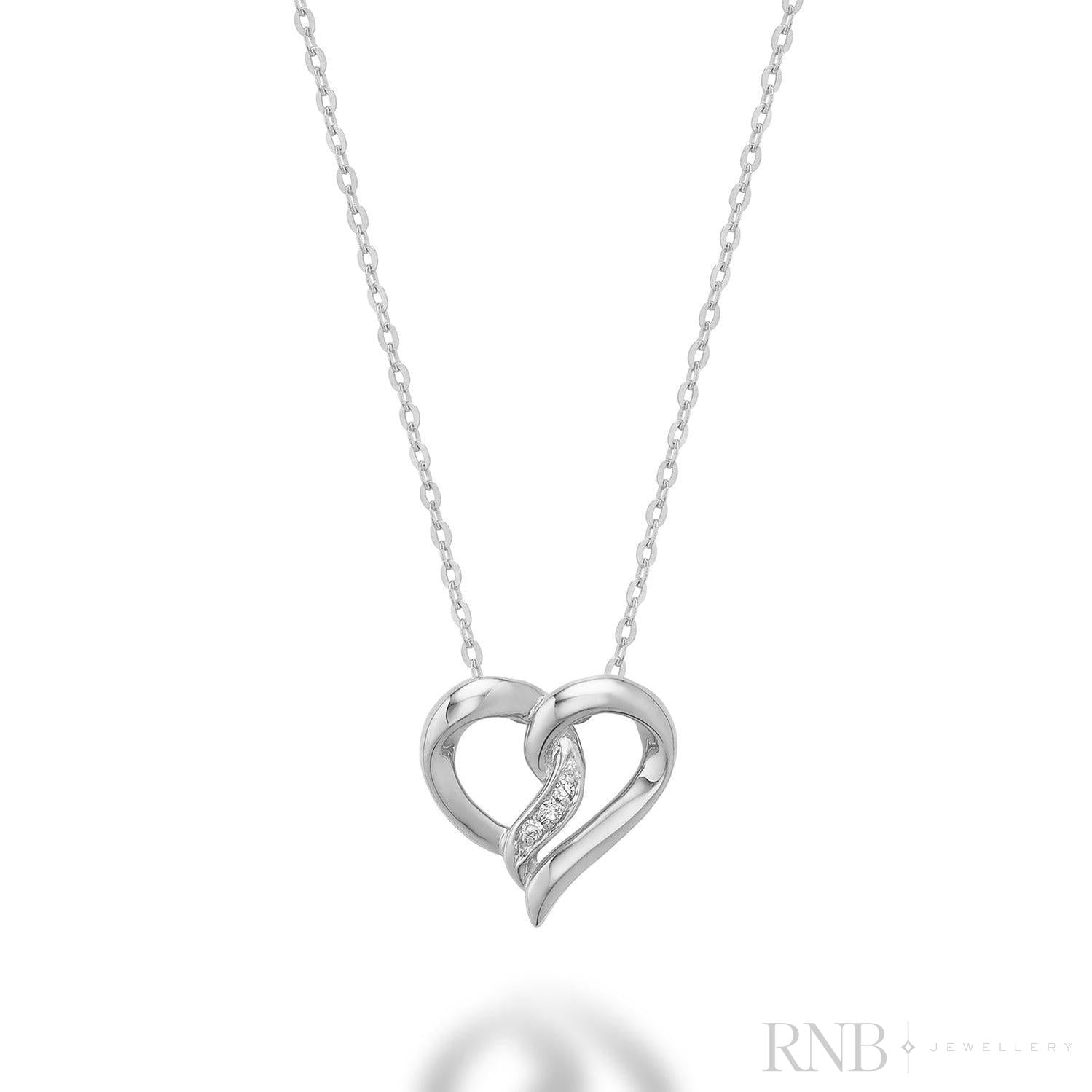 Fancy Heart Diamond Pendant-RNB Jewellery Fancy Heart Diamond Pendant-RNB Jewellery