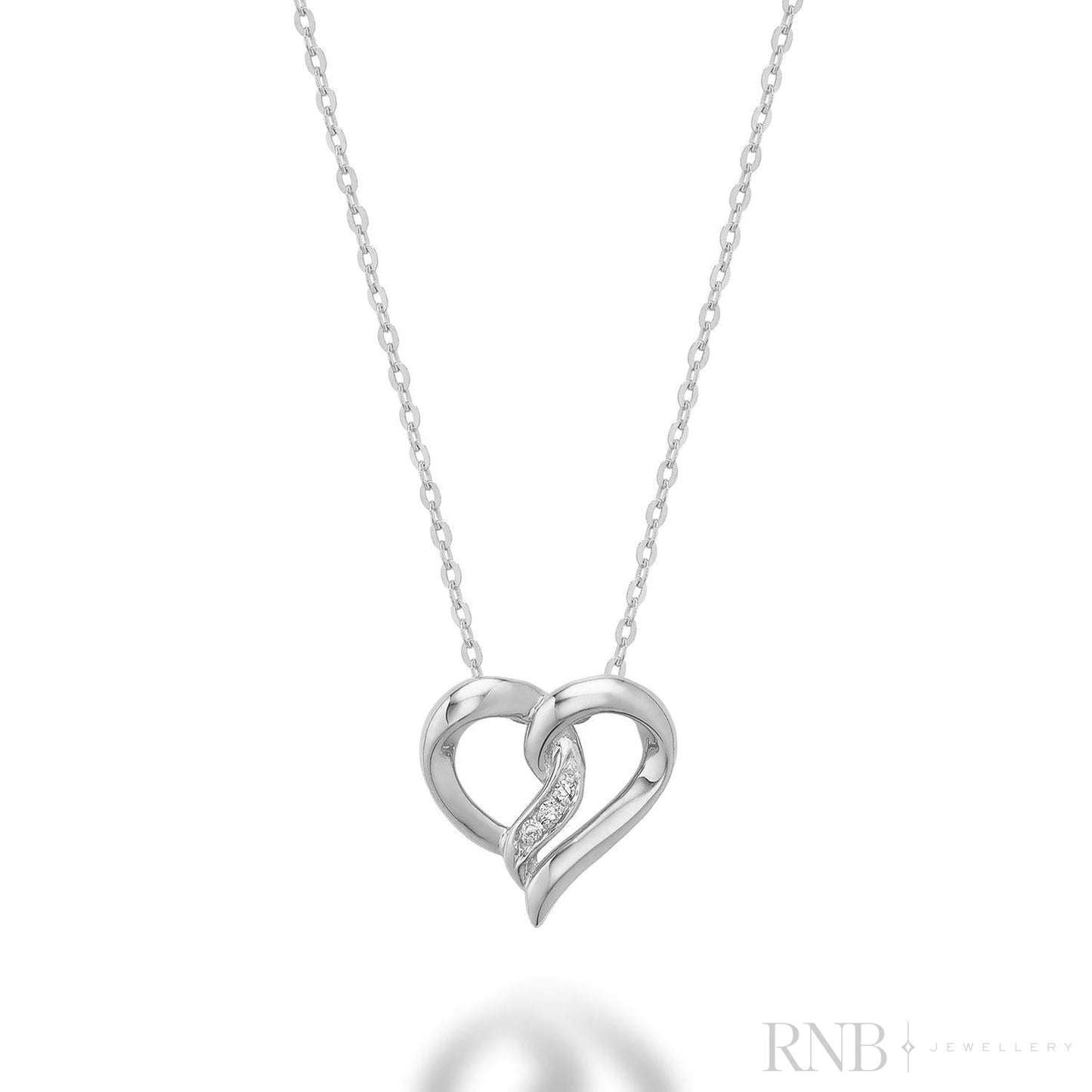 Fancy Heart Diamond Pendant-RNB Jewellery