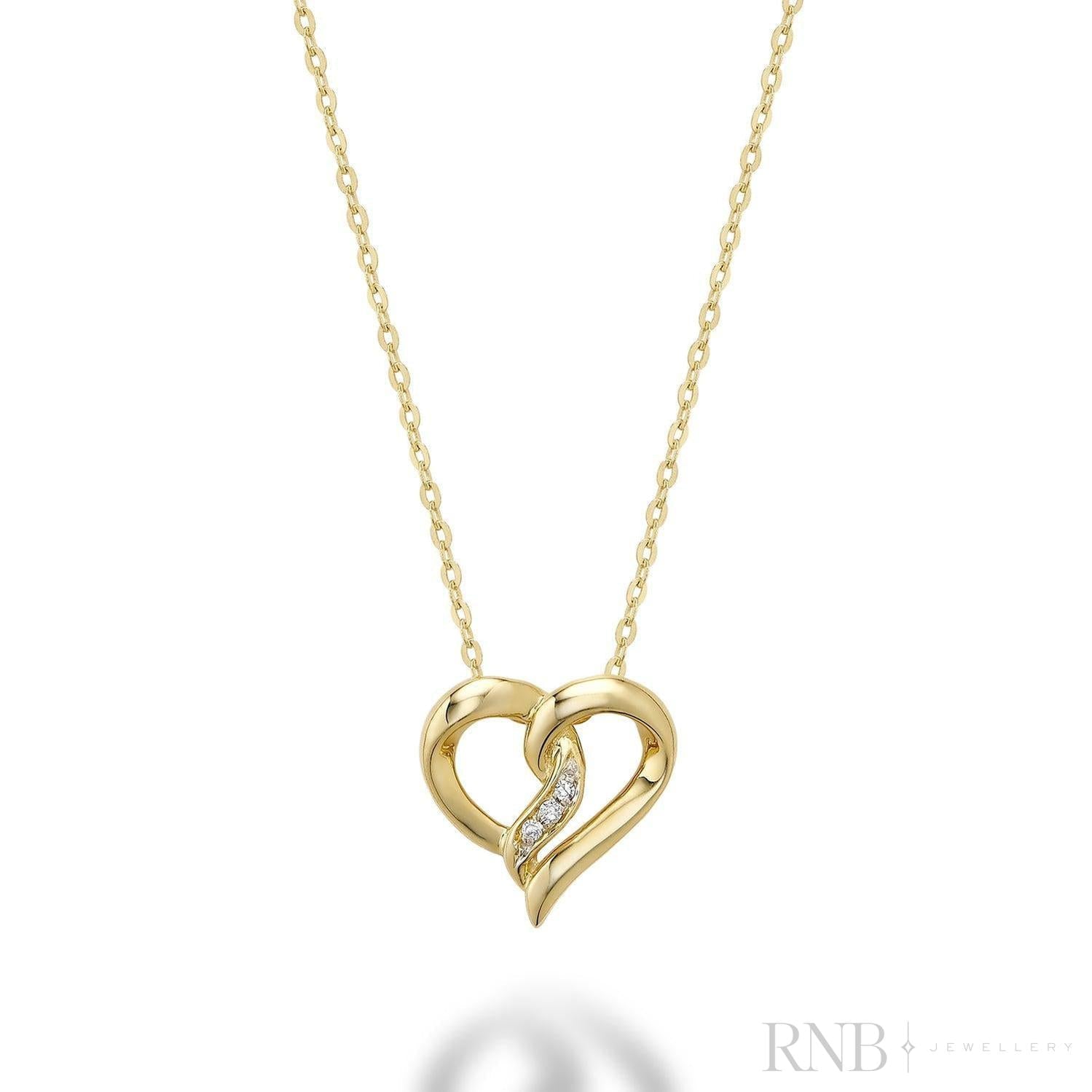 Fancy Heart Diamond Pendant-RNB Jewellery Fancy Heart Diamond Pendant-RNB Jewellery