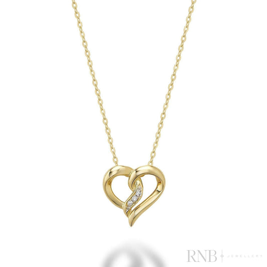 Fancy Heart Diamond Pendant