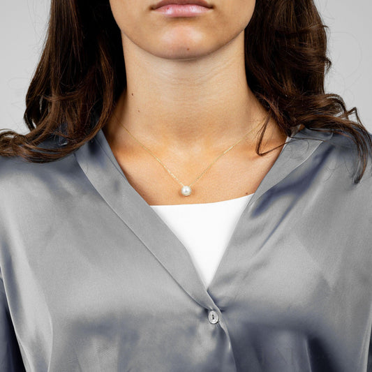 Pearl & Diamond Pendant