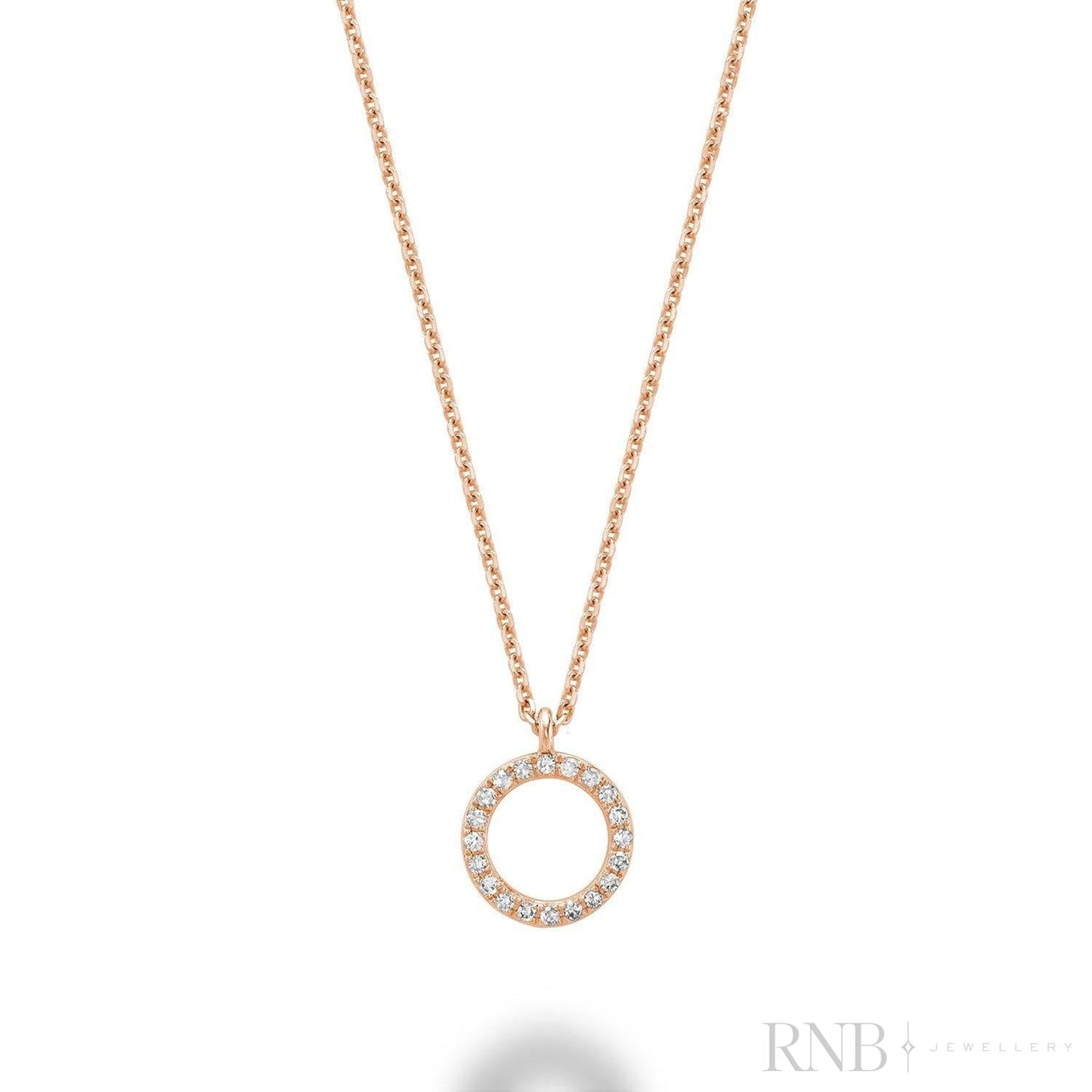 Circle Shape Diamond Pendant