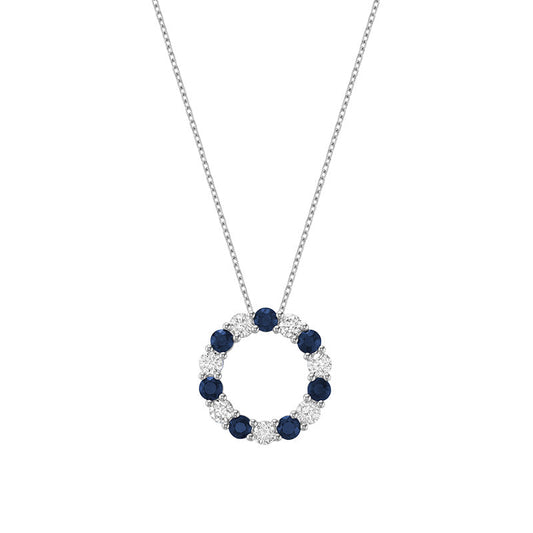 Circle pendant diamond