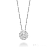 Cluster Diamond Pendant-RNB Jewellery Cluster Diamond Pendant-RNB Jewellery
