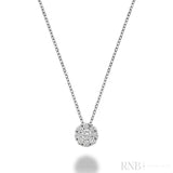 Cluster Diamond Pendant-RNB Jewellery Cluster Diamond Pendant-RNB Jewellery