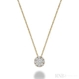 Cluster Diamond Pendant-RNB Jewellery Cluster Diamond Pendant-RNB Jewellery