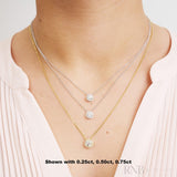 Halo Diamond Pendant-RNB Jewellery Halo Diamond Pendant-RNB Jewellery
