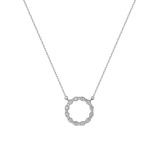 Elegant Circle Of Life Diamond Pendant