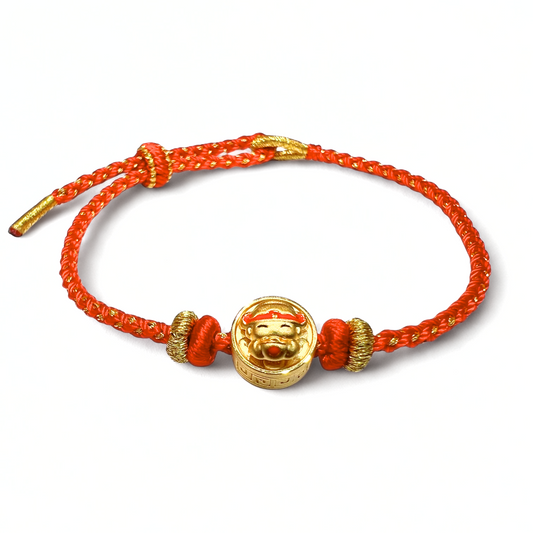 24K Gold Bracelet (Spinning God of Fortune)