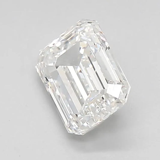 1.43ct Emerald Lab Grown Diamond (Colour D, Clarity IF, Cut EX, IGI Certified)