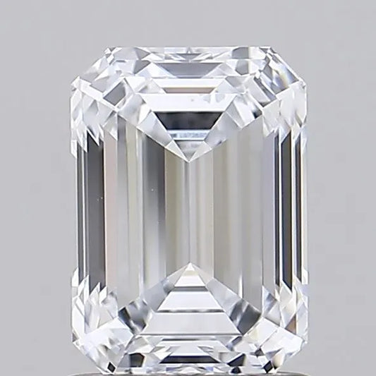 1.43ct Emerald Lab Grown Diamond (Colour E, Clarity IF, IGI Certified)