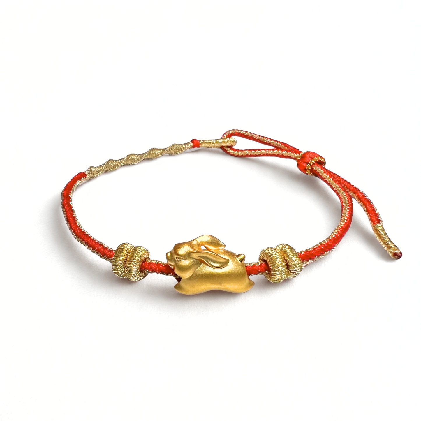 24K Gold Bracelet Chinese Zodiac (Rabbit)