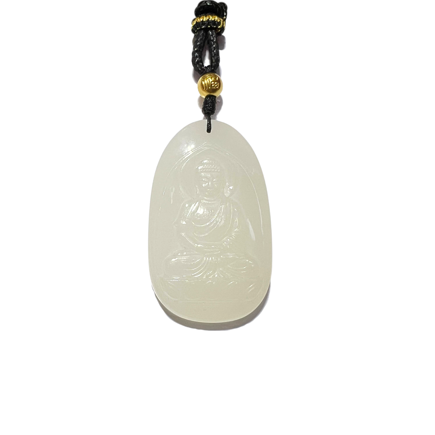 24K Hetian Jade Necklace (Buddha)